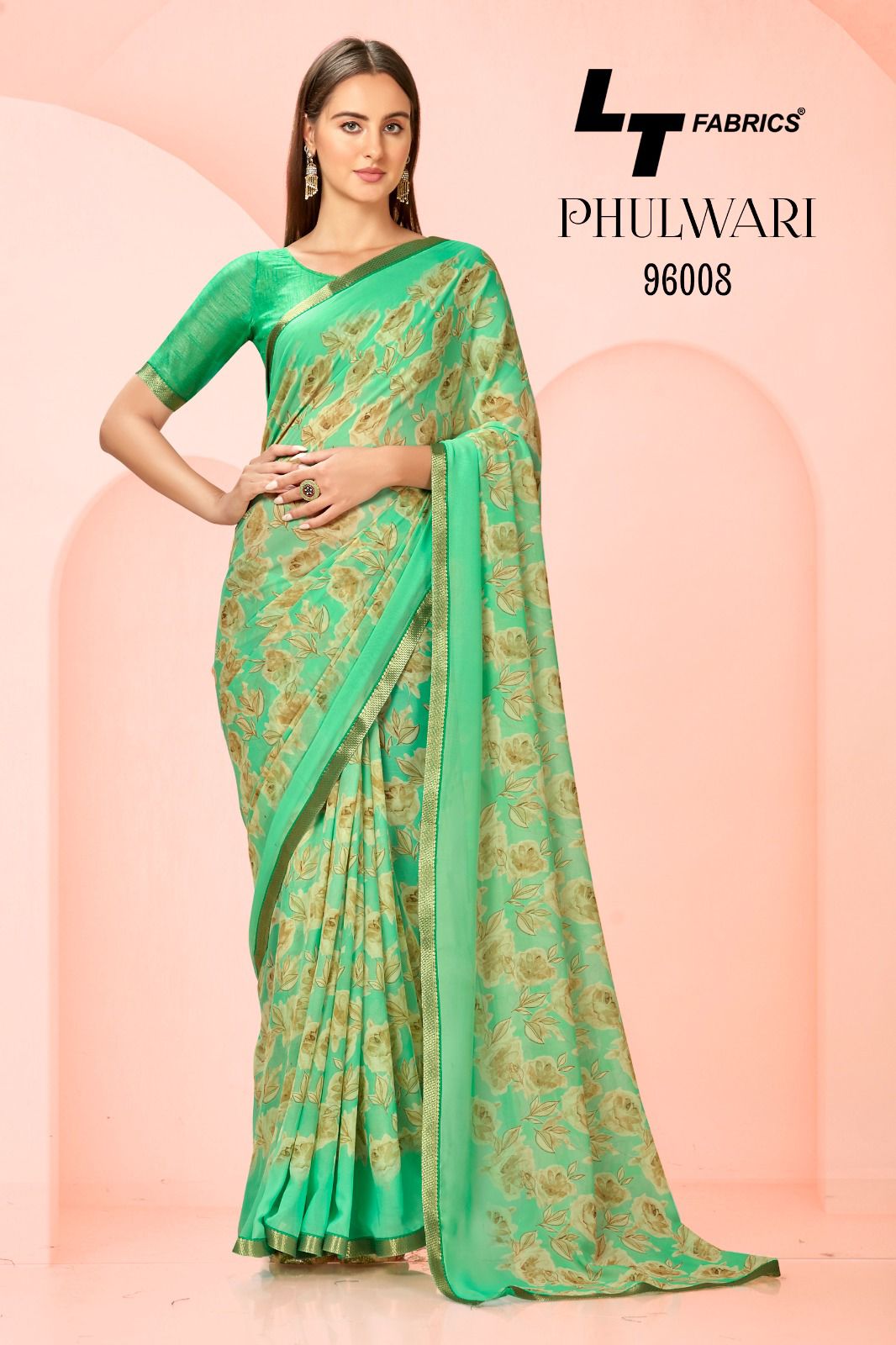 Phulwari Floral By LT Fabrics Printed Sarees Catalog